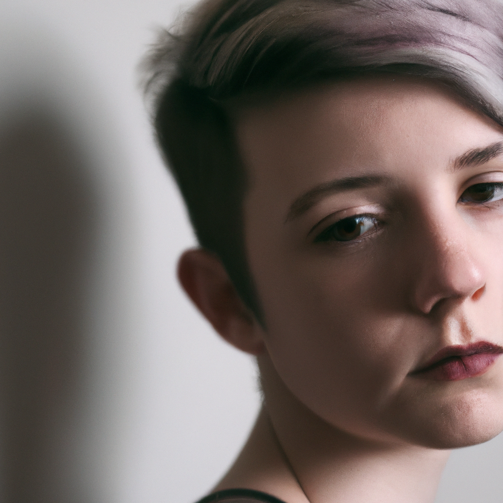 AI-generated original portrait before edit under neutral daylight in a minimalist Vancouver studio