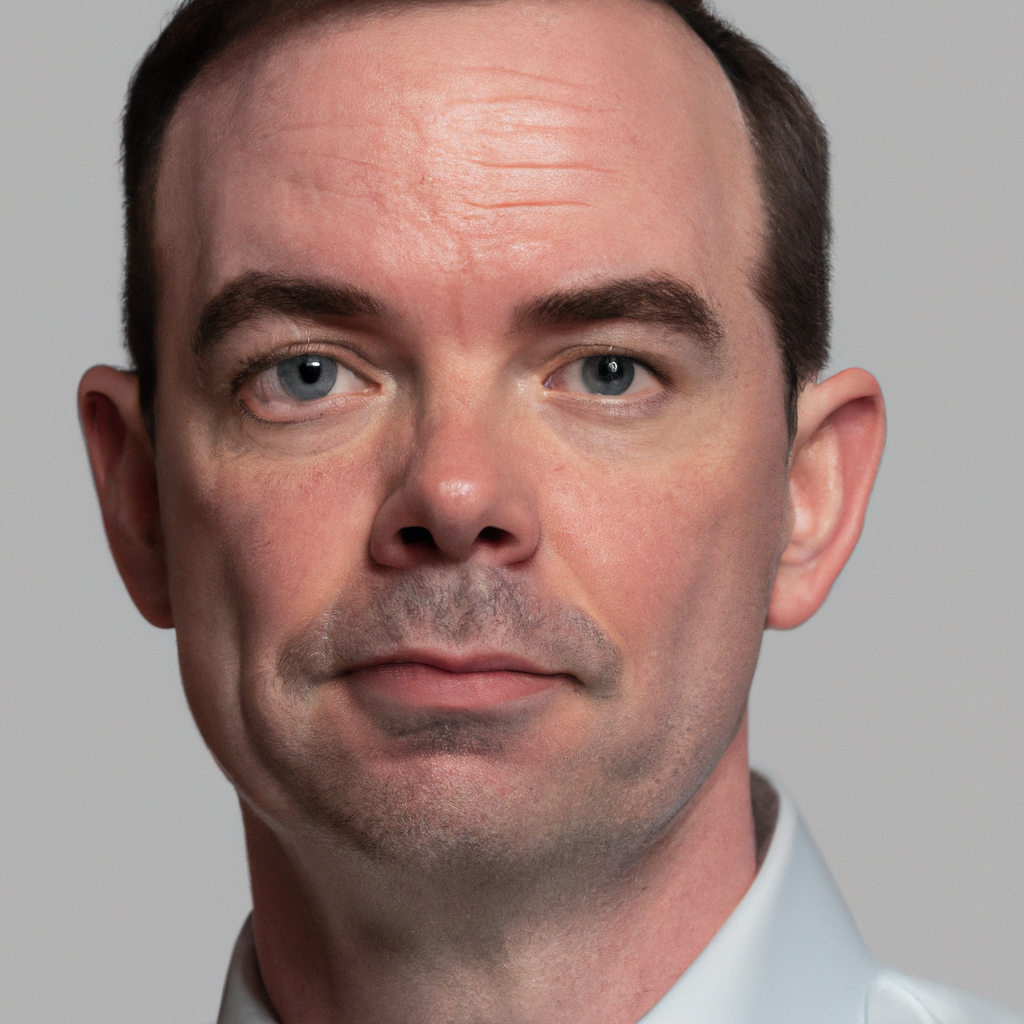 AI-generated business headshot